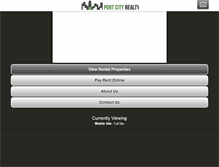 Tablet Screenshot of portcityrealty.org